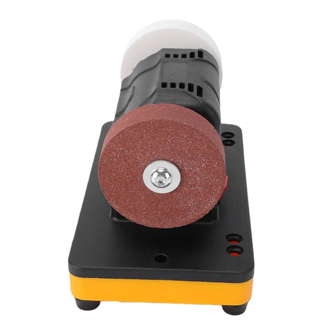 Upgrade your shop vibes with this slick Eujgoov Cordless Mini Bench Grinder featuring dual 3 inch wheels on a stable base.