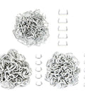 All In One 270 Piece Hog Ring Pliers Kit With Galvanized Rings in various sizes for upholstery and craft use