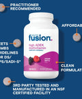 Chewable Multivitamin For Duodenal Switch Patients With High ADEK, Iron And Calcium, Mixed Berry Flavor, Easy To Chew Tablets, Yummy Taste For Daily Use, One Month Supply, Non GMO bottle front view, 120 tablets
