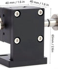 Z Axis Linear Stage With Manual Twist Fine Tune Adjustment, Aluminum Alloy Sliding Table For Precise Machine Positioning SPZ40-60