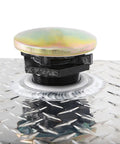 Rugged Ventilated Tank Cap With Iron Base Kit For Diesel Fuel Transfer, 2 Inch NPT Threaded Neck on metal fuel tank