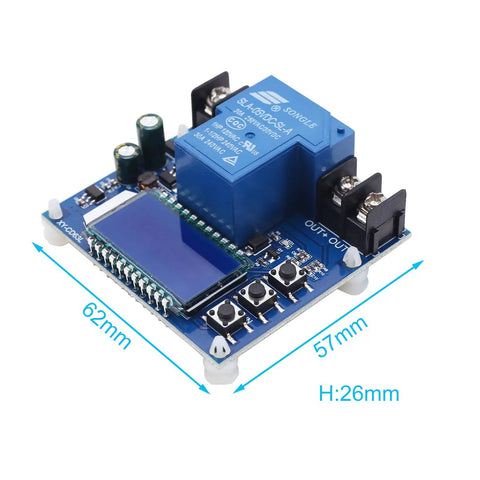 Heavy-Duty Badass Low Voltage Disconnect Switch For Batteries DC 6V To 60V With 30A Capacity And Crisp LCD Screen for safe discharge.