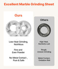 Two Pack Grinding Sheets For Electric Grain Mill Grinder Dry And Wet Grinding Discs Replacement Plates For GM002 Corn Spice Mill Built Tough Stainless Steel Easy Swap For Fresh Flavor, marble disc comparison