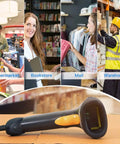 General Purpose Handheld 1D Bi Directional Laser Barcode Scanner Corded USB Interface For Fast Accurate Scanning Of GS1 DataBar