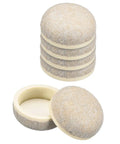 Eight Piece Beige Felt Furniture Sliders And Chair Glides Deliver Smooth As Butter Glide Across Hardwood Carpet And Tile Floors While Working As Legit Floor Savers For Heavy Duty Home Moves, featuring round felt pads.