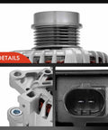 Premium 12V 115A Alternator For Toyota Corolla 2014-2019 1.8L With 6 Groove Decoupler Pulley Plug-And-Play Direct Fit