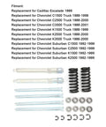 Front Door Hinge Repair Kit With Pin, Bushings And Spring For Chevy C1500 C/K Series Trucks, Easy Install To Stop Door Sag And Creaks