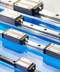 Two 450mm Linear Guide Rails For MGN12H Carriage Block Bearing Steel Guide Rail Set on blue surface