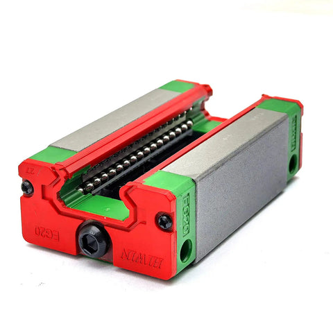EGH20CA Linear Bearing Carriage For High Precision Guide Rail System Ultra Smooth Sliding Motion For CNC Woodworking And Metalworking EGH20 Compatible Block With Tight Tolerances And Rock Solid Steel Rails, steel linear bearing block