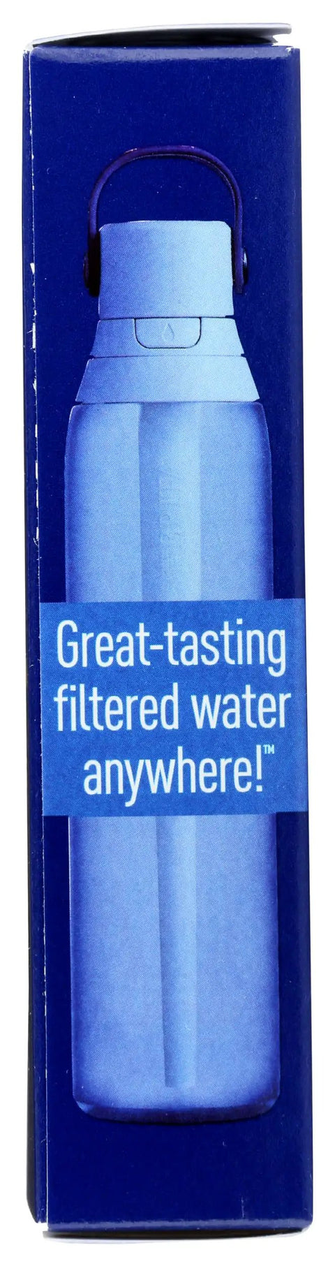 Packaging for Water Bottle Replacement Filters BPA Free 3 Pack That Cut Chlorine Taste And Odor, ideal for hydration on the go.