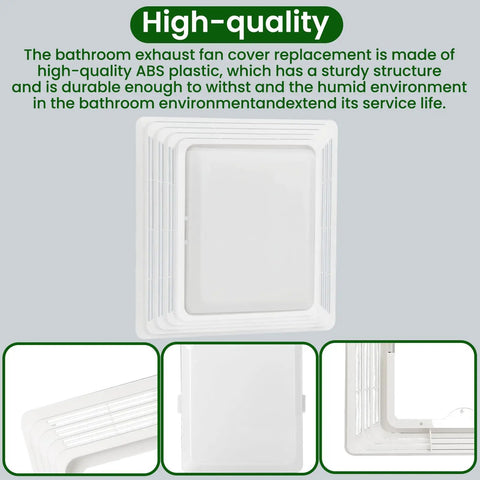 Replacement Bathroom Exhaust Fan Cover Grille And Lens For Broan Nutone Exhaust Fans Models 678 679 679FL 679FLT 680 680FL
