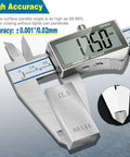 Handy 6 Inch Digital Calipers With Large LCD Screen, Stainless Steel Vernier Caliper With Auto Off and Inch Fraction Modes