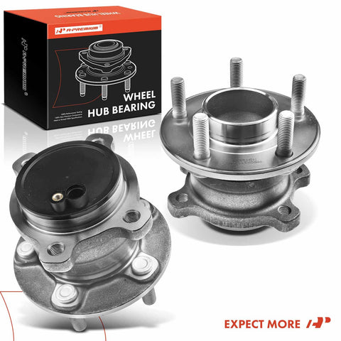 Rear Wheel Bearing And Hub Assembly Pair For Ford Transit Connect 2014 2015 2016 2017 2018 5 Lug Heavy Duty Replacement