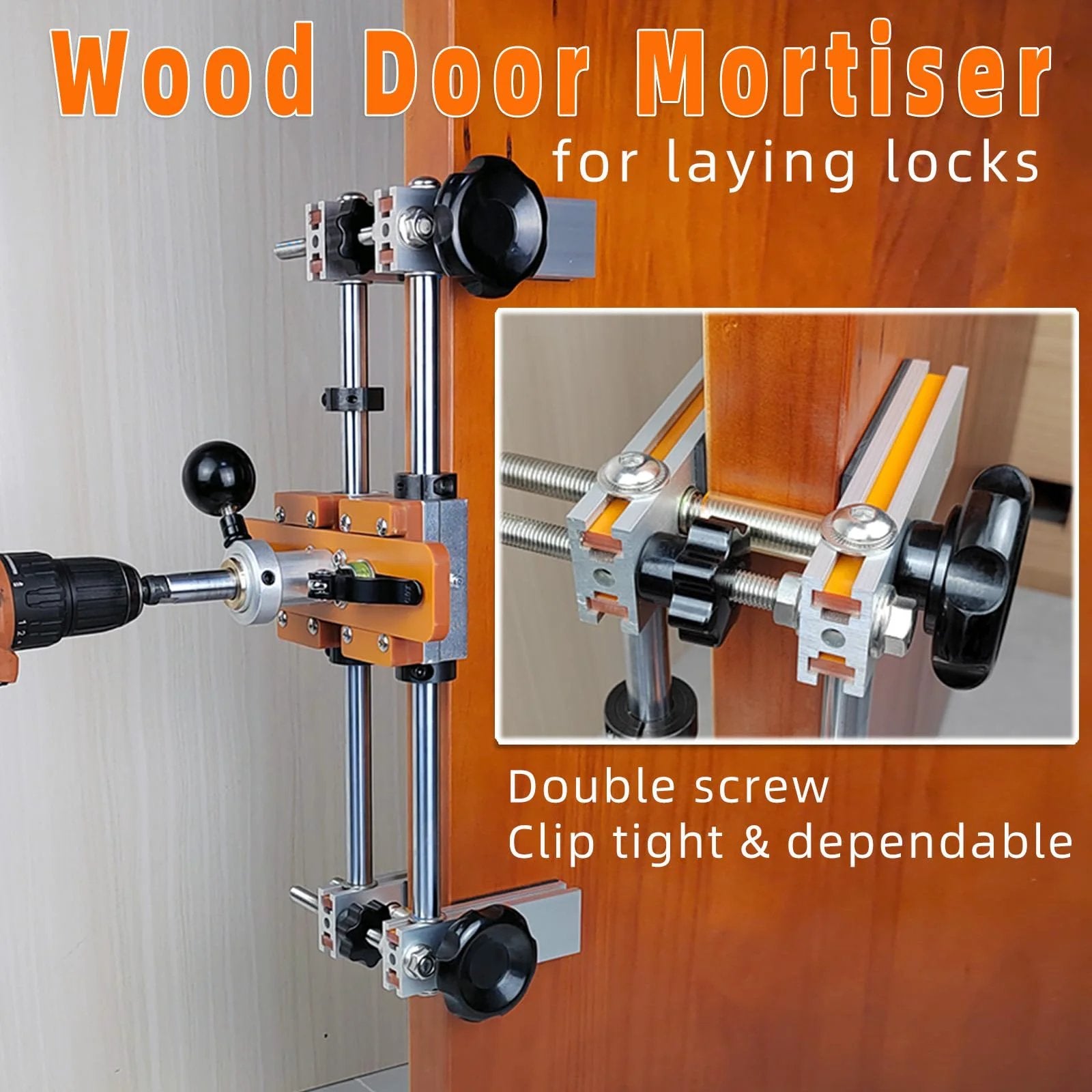 Wood Door Lock Mortiser Kit: Precise Jig ✓