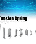 Get 200 Pcs Spring Assortment Kit With Compression And Extension Coils For Durable Diy Repairs, Home Fixing Projects And Heavy Duty Maintenance Work That Keeps Everything Running Smooth As Butter. silver metal tension springs assortment