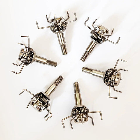 Archery Broadheads 12 Pack Mixed Judo And Hammer Set For Small Game Hunting 100 Or 125 Grain Spiral Tip displayed on white background