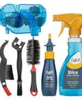 Bike Cleaning Kit With Chain Scrubber Degreaser Chain Lube Wheel Brush Claw Brush And Cleaning Agent For A Fresh Like New Ride