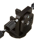 Rock Solid Astronomical Telescope Tripod Adapter Guide Mount With Double Screw Alt Az Micro Knobs And Bearing Clamp 6.5 Degree