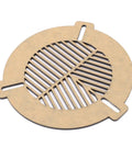 Bahtinov Mask For Telescopes 60 To 90mm Acrylic Fishbone Focusing Plate with mounting slots, for Dobsonians and refractors.
