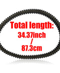 Heavy Duty Drive Belt for Yamaha Grizzly Kodiak Rhino Wolverine ATVs 400 450 YFM400 YFM450 YXR450 Fits 3C2-17641-00-00 5GH-17641-00-00 5GH-17641-10-00 5GH-17641-11-00 Replacement, 873mm length