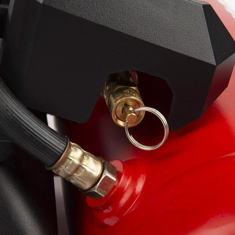 Compact 1.5 Gallon Oil Free Portable Air Compressor For DIY Projects Delivers 1.5 CFM At 90 PSI And 125 PSI Max With A 0.75 HP Motor