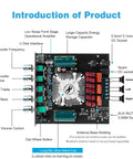 2.1 Channel Bluetooth Amplifier Board With 160W Per Channel, 220W Subwoofer Power, TDA7498E Module, circuit diagram