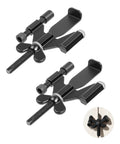 Two Pack Portable Adjustable Door Lock With Silicone Cap Protection For Travel Punch Free Installation Easy To Use Blocks Unauthorized Entry Ideal For Home Dorm College Hotels Apartments And More