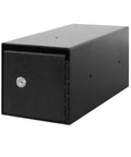Key Lock Depository Drop Safe with one way slot single lock includes four keys perfect for cash deposits keys and important papers