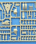 1 72 Scale Flak 36 Anti Aircraft Gun With Sd Ah 52 Trailer Plastic Model Kit sprues with detailed parts