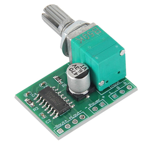 Handy 5V Dual Channel Stereo Amplifier Module With Potentiometer For DIY Portable Audio Projects 3W Per Channel USB Powered Compact Power Amp Board For Speakers