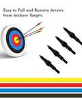 24 Pack 100 Grain Five Sixteenth Inch Screw In Field Arrow Tips For Archery Targets And Practice Recurve Bow And Compound