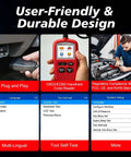 OBD2 Scanner AL329 Upgraded Diagnostic Tool With One Click IM Readiness Auto VIN Code Reader, user-friendly design