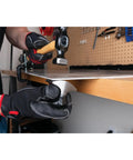 Person using 7-Piece Auto Body Repair Kit With Carbon Steel Hammer Heads And Dollies On Wood Handles, Built Tough.