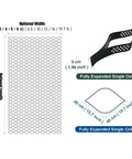 Diagram of 2 Inch Geogrid Driveway And Ground Grid Stabilizer For Gravel Cement Sand Cuttable Geo Grid Paver dimensions