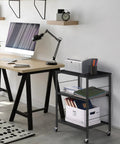 Real Deal Three Tier Rolling Cart With Smooth Ride Wheels For Kitchen Microwave Storage And Flexible Home Organization with files.
