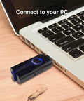 USB GPS Tracker Stick Data Logger With Built In Rechargeable Battery WAAS AGPS 256 000 Waypoints 65 Channels NMEA