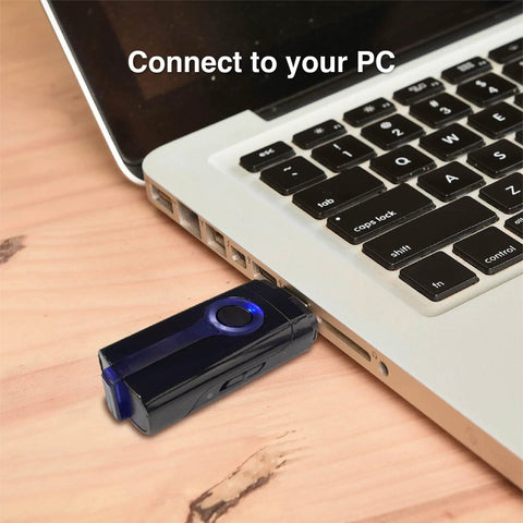 USB GPS Tracker Stick Data Logger With Built In Rechargeable Battery WAAS AGPS 256 000 Waypoints 65 Channels NMEA