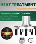 Front Wheel Hub And Bearing Assembly Left And Right For Pontiac Vibe 2003 Through 2010 Toyota Celica 2000 Through 2005 Toyota Matrix 2003 Through 2019 Dual Front Replacement No Fuss Install Durable Performance heat treatment process