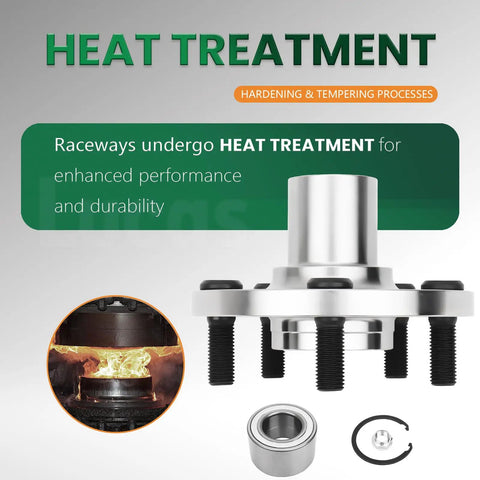 Front Wheel Hub And Bearing Assembly Left And Right For Pontiac Vibe 2003 Through 2010 Toyota Celica 2000 Through 2005 Toyota Matrix 2003 Through 2019 Dual Front Replacement No Fuss Install Durable Performance heat treatment process