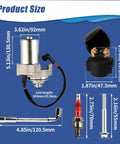 3 Bolt 12 Tooth Starter Relay CDI Spark Plug Kit size dimensions for Chinese ATVs