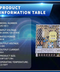 Enclosed 100W 5V 18A Switching Power Supply With Wide Input Range 85-264VAC And 120-373VDC Ultra Compact Rock-Solid Fanless 1U Power Converter For Global Industrial Use, 129x97x30mm