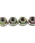 Professional Grade Flange Wheel Lug Nuts Fit Polaris ATVs And UTVs With Steel Wheels Grade 109 Zinc Coated Replaces 7542459 four pack of nuts