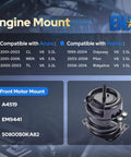 Front Engine Motor Mount For Honda Odyssey Pilot Ridgeline And Acura MDX 3.5L V6 MFI MPI Replacement A4519 EM9441