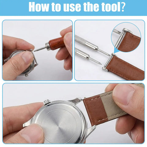 Stainless Steel Watch Band Pins Kit With Link Pin Remover Tool 360 Pcs 18 Sizes Range From 8mm To 25mm in use for watch repair