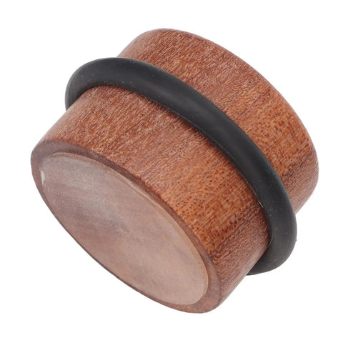 Solid Wood Cylindrical Door Stopper With Rubber Ring Heavy Duty Floor Protector For Home Office Non Slip Base Easy Install Works On Carpet Wood Tile Stone Concrete Gap Shield