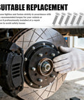 Installation of Six Pack Trailer Wheel Studs 1/2 20 UNF 2.11 Inch Long Heavy Duty Lug Bolts on brake disc