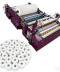 Compact Toilet Paper Making Machine Featuring Seamless Continuous Roll Forming Built For Non Stop Production with rolls