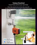 WiFi Garden Hose Water Timer With Hub for Remote Auto Irrigation, Rain Delay, Battery Powered, Works With Alexa, Installed on Faucet