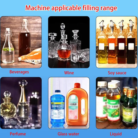Machine applicable filling range for Ready To Roll Heavy Duty Automatic Liquid Filling Machine Double Head Bottle Dispenser.