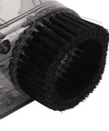 Top Shelf Cnc Router Dust Shoe With 52 Mm Diameter And Slick Nylon Bristle Seal designed for woodworking tasks, showing nylon bristles.